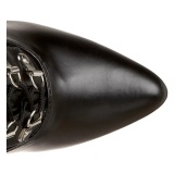 Similicuir noirs 13 cm SEDUCE-3024 bottes cuissardes pour homme