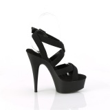 Similicuir plateforme 15 cm DELIGHT-638 chaussures  talons hauts pleaser