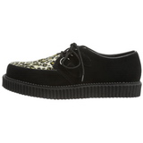 Suede 2,5 cm CREEPER-600 Chaussures Creepers Hommes Plateforme