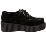 Suede 5 cm CREEPER-101 chaussures creepers femmes semelles paisses