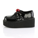 Suede 5 cm CREEPER-222 chaussures creepers femmes semelles paisses