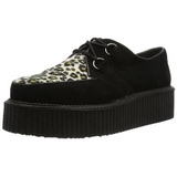 Suede 5 cm CREEPER-400 Chaussures Creepers Hommes Plateforme