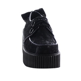Tissu en dentelle CREEPER-212 Chaussures Creepers Femmes Plateforme