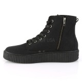 Toile 4 cm SNEEKER-201 Chaussures sneakers creepers hommes