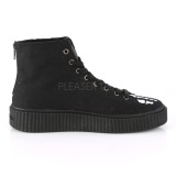 Toile 4 cm SNEEKER-252 Chaussures sneakers creepers hommes