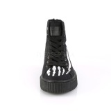 Toile 4 cm SNEEKER-252 Chaussures sneakers creepers hommes
