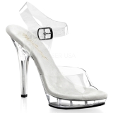 Transparent 13 cm LIP-108 Plateforme Chaussures Talon Haut