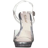 Transparent 13 cm LIP-108MG Chaussures pour femmes a talon