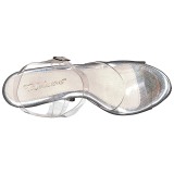 Transparent 13 cm LIP-108MG Chaussures pour femmes a talon