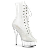 Transparent 15 cm DELIGHT-1021C bottines de striptease