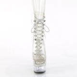 Transparent 15 cm DELIGHT-1021C bottines de striptease