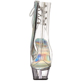 Transparent 15 cm KISS-1018C bottines plateforme pour femmes