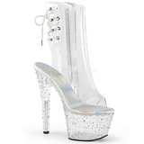 Transparent 15 cm STARDANCE-1018C-7 bottines plateforme pour femmes