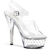 Transparent 15 cm STARDUST-608 Chaussures pour femmes a talon