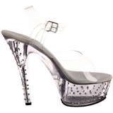 Transparent 15 cm STARDUST-608 Chaussures pour femmes a talon