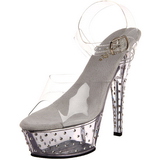 Transparent 15 cm STARDUST-608 Chaussures pour femmes a talon