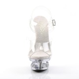 Transparent 16,5 cm ECLIPSE-608 Chaussures Stilettos