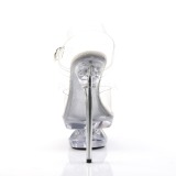 Transparent 16,5 cm ECLIPSE-608 Chaussures Stilettos