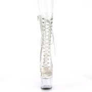 Transparent 18 cm ADORE-1050C bottes talons avec plateforme