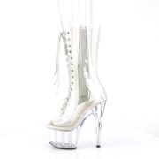 Transparent 18 cm ADORE-1050C bottes talons avec plateforme