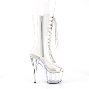 Transparent 18 cm ADORE-1050C bottes talons avec plateforme