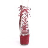 Transparent 18 cm ADORE-700-30FS2 bottines de pole dance