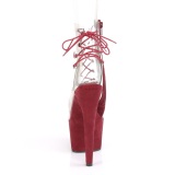 Transparent 18 cm ADORE-700-30FS2 bottines de pole dance