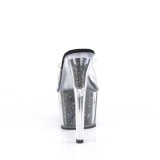 Transparent 18 cm ADORE-701CG mules talons hauts de pole dance