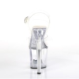 Transparent 18 cm Pleaser RADIANT-708 Plateforme Chaussures Talon Haut