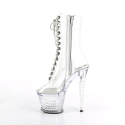 Transparent 18 cm SPECTATOR-1040C bottines de striptease