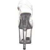 Transparent 19 cm TABOO-708 Plateforme Haut Talon