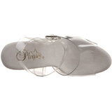 Transparent 19 cm TABOO-708 Plateforme Haut Talon