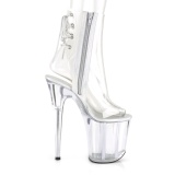 Transparent 20 cm FLAMINGO-1018C bottines plateforme pour femmes