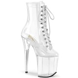 Transparent 20 cm FLAMINGO-1020C bottes plateforme de pole dance