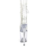 Transparent 20 cm FLAMINGO-1020C bottes plateforme de pole dance