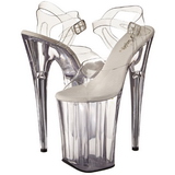 Transparent 23 cm Pleaser INFINITY-908 Talons Hauts Plateforme