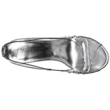 Transparent Cristal 10,5 cm CLEARLY-420 Chaussures Escarpins de Soire