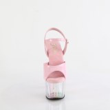 Transparent plateforme 18 cm ADORE-709HT Rose sandales talons hauts