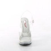 Transparent sandales plateforme 12,5 cm GLORY-508 sandales talons hauts Fabulicious