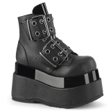 Vegan 11,5 cm BEAR-104 bottines demonia plateforme noir