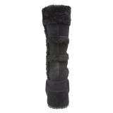 Vegan 11,5 cm BEAR-202 demonia plateforme bottes alternative noir