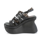 Vegan 11,5 cm Demonia PACE-33 sandales plateforme lolita