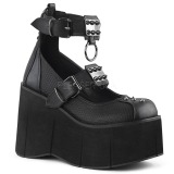 Vegan 11,5 cm DemoniaCult KERA-12 chaussures lolita plateforme