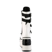 Vegan 11,5 cm KERA-108 demonia plateforme bottes alternative blanc