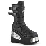 Vegan 11,5 cm KERA-108 demonia plateforme bottes alternative noir
