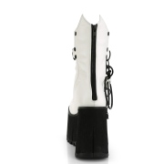 Vegan 11,5 cm KERA-130 demonia plateforme bottines alternative blanc
