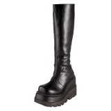 Vegan 11,5 cm SHAKER-100 demonia bottes talon compens