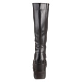 Vegan 11,5 cm SHAKER-100 demonia bottes talon compens