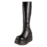 Vegan 11,5 cm SHAKER-100 demoniacult bottes talon compens