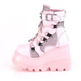 Vegan 11,5 cm SHAKER-602 bottines plateforme compenses lolita